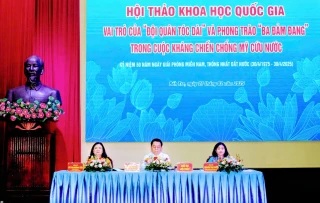 Hội thảo khoa học quốc gia về “Vai trò của 'Đội quân tóc dài' và phong trào 'Ba đảm đang' trong cuộc kháng chiến chống Mỹ cứu nước”