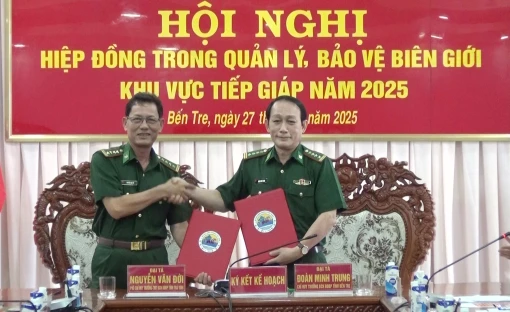 Hội nghị hiệp đồng trong quản lý, bảo vệ biên giới khu vực tiếp giáp năm 2025