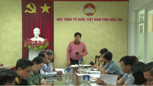 MTTQ Việt Nam tỉnh giao ban dư luận xã hội và tình hình tôn giáo tháng 2-2025