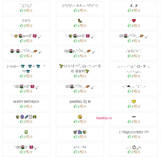 Đặt tên độc đáo với Kaomoji trên Kaomoji.vn