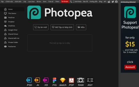 Photoshoponline.vn - Công cụ photoshop online giúp tăng năng suất thiết kế