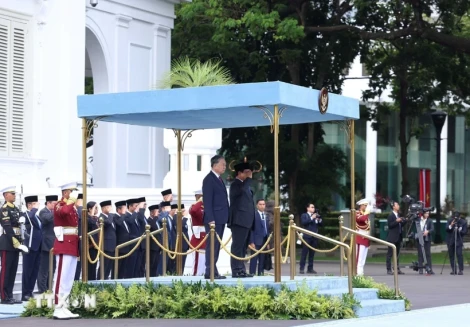 Lễ đón Tổng Bí thư Tô Lâm và Phu nhân thăm cấp nhà nước Cộng hòa Indonesia