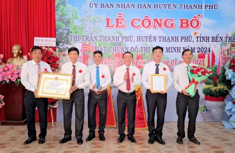 Thạnh Phú tạo đột phá trong phát triển đô thị