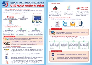 [Infographics] Cảnh báo các chiêu trò giả mạo ngành điện