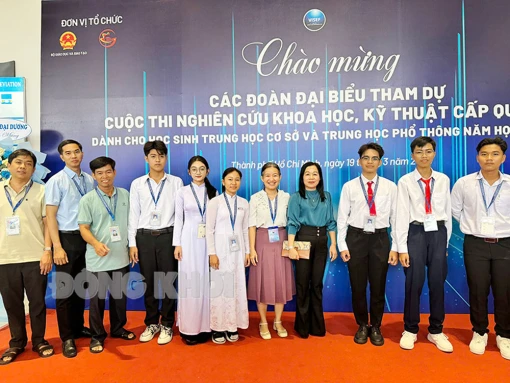 2/3 dự án của học sinh tỉnh đạt giải tại cuộc thi Nghiên cứu khoa học kỹ thuật cấp quốc gia