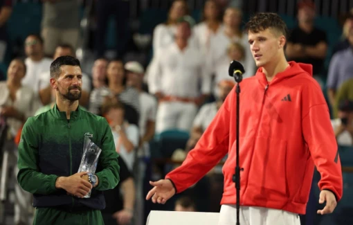 Djokovic 'cạn lời' sau thất bại ở chung kết Miami Open 2025