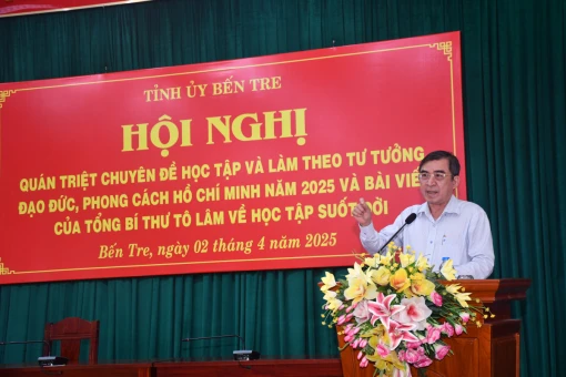 Hội nghị quán triệt Chuyên đề năm 2025 học tập và làm theo tư tưởng, đạo đức, phong cách Hồ Chí Minh