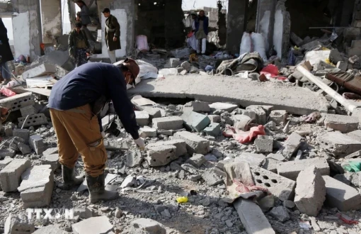 Căng thẳng tại Trung Đông: Mỹ tăng cường không kích gần thủ đô Yemen