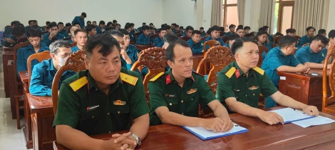 Bình Đại huấn luyện lực lượng dân quân binh chủng đợt 2 năm 2025