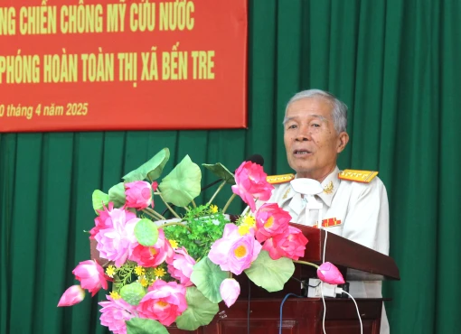 Họp mặt cựu chiến binh Lực lượng vũ trang thị xã Bến Tre 