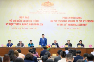 Họp báo về dự kiến Chương trình Kỳ họp thứ 9, Quốc hội khóa XV