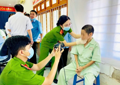 Công an tỉnh cấp căn cước cho đối tượng bảo trợ xã hội, tâm thần