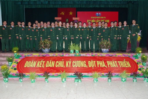Đảng bộ Phòng Chính trị tổ chức thành công Đại hội đảng viên nhiệm kỳ 2025 - 2030