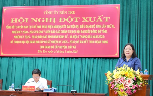 Bế mạc Hội nghị đột xuất Ban Chấp hành Đảng bộ tỉnh khóa XI