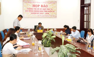 Họp báo thông tin thông tin về kỳ họp thứ 19, HĐND tỉnh khoá X, nhiệm kỳ 2021 - 2026
