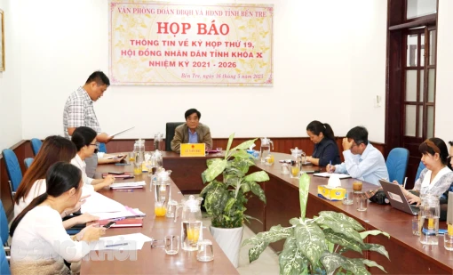 Họp báo thông tin thông tin về kỳ họp thứ 19, HĐND tỉnh khoá X, nhiệm kỳ 2021 - 2026