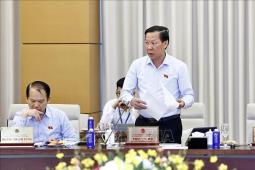 Phiên họp thứ 45 Ủy ban Thường vụ Quốc hội: Làm rõ khả năng cân đối vốn cho các dự án