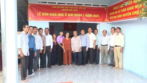 Chợ Lách tập trung xóa nhà tạm, nhà dột nát