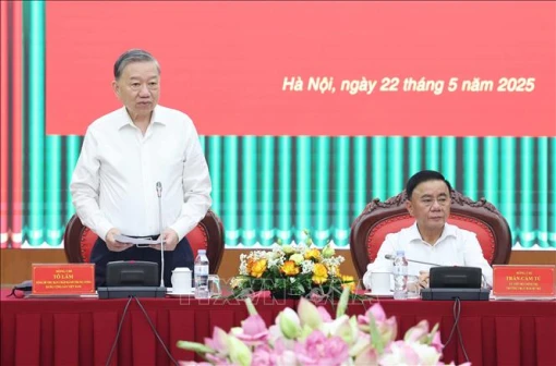 Tổng Bí thư Tô Lâm làm việc với Ủy ban Kiểm tra Trung ương