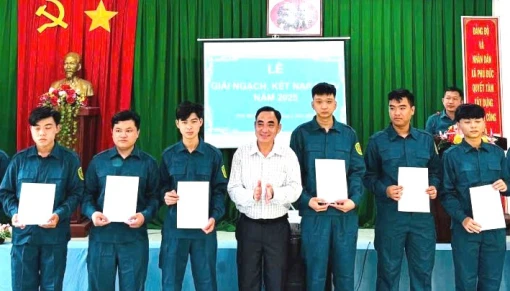 Chi bộ Quân sự xã Phú Đức đạt mô hình 'Chi bộ 4 tốt'