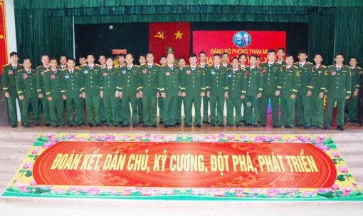 Đảng ủy Phòng Tham mưu Bộ Chỉ huy Quân sự tỉnh lãnh đạo xây dựng cơ quan vững mạnh, toàn diện