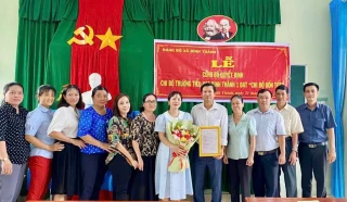 Đảng bộ xã Bình Thành có hai chi bộ đạt 'chi bộ 4 tốt'