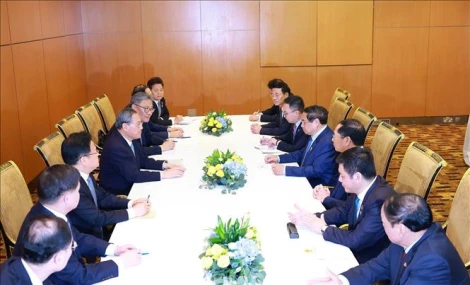 Hội nghị Cấp cao ASEAN: Thủ tướng Phạm Minh Chính hội đàm với Thủ tướng Trung Quốc Lý Cường