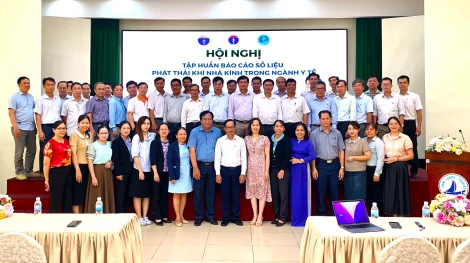 Tập huấn báo cáo số liệu phát thải khí nhà kính trong ngành y tế