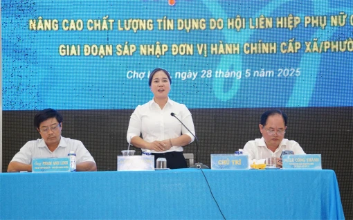Nâng cao chất lượng tín dụng do Hội Liên hiệp Phụ nữ quản lý giai đoạn sáp nhập đơn vị hành chính cấp xã, phường