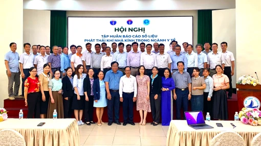 Tập huấn báo cáo số liệu phát thải khí nhà kính trong ngành y tế