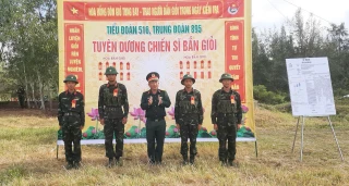 Chiến sĩ mới Tiểu đoàn 516 bình tĩnh, tự tin vượt qua 'Ba tiếng nổ'