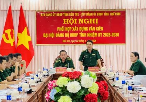 Xây dựng văn kiện Đại hội Đảng bộ Bộ đội Biên phòng tỉnh nhiệm kỳ 2025 - 2030