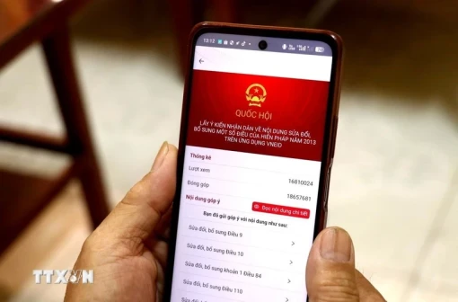 Hơn 51 triệu ý kiến trong hệ thống Mặt trận Tổ quốc góp ý sửa đổi Hiến pháp 2013