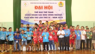 Bế mạc Đại hội Thể dục thể thao công nhân lao động tỉnh Bến Tre lần thứ 4 năm 2025