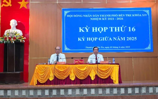 Tổ chức Kỳ họp thứ 16 HĐND TP. Bến Tre