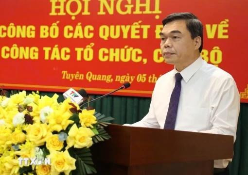 Ông Ma Thế Hồng giữ chức Phó Bí thư Tỉnh ủy Tuyên Quang Ông Ma Thế Hồng giữ chức Phó Bí thư Tỉnh ủy Tuyên Quang