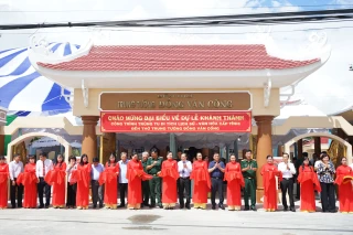 Khánh thành công trình trùng tu di tích Đền thờ Trung tướng Đồng Văn Cống