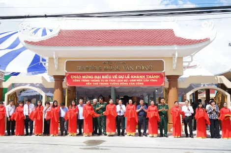 Khánh thành công trình trùng tu di tích Đền thờ Trung tướng Đồng Văn Cống