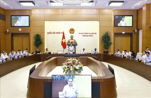 Bế mạc Phiên họp thứ 46 của Ủy ban Thường vụ Quốc hội Bế mạc Phiên họp thứ 46 của Ủy ban Thường vụ Quốc hội