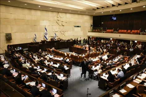 Israel: Phe đối lập nhất trí trình dự luật giải tán quốc hội ra bỏ phiếu
