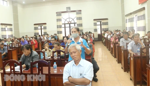 Đại biểu HĐND tỉnh tiếp xúc cử tri tại TP. Bến Tre