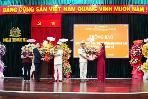 Đại tá Hồ Song Ân làm Giám đốc Công an tỉnh Quảng Ngãi