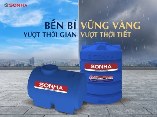 Bồn nhựa Sơn Hà – Bí quyết giữ nước sạch, bền lâu theo năm tháng