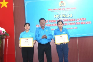 Công đoàn các khu công nghiệp sơ kết phong trào công nhân lao động