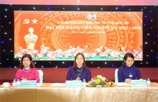Chi bộ Hội Liên hiệp Phụ nữ tỉnh tổ chức Đại hội đảng viên nhiệm kỳ 2025 - 2030