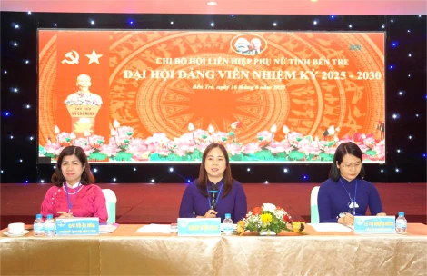 Chi bộ Hội Liên hiệp Phụ nữ tỉnh tổ chức Đại hội đảng viên nhiệm kỳ 2025 - 2030