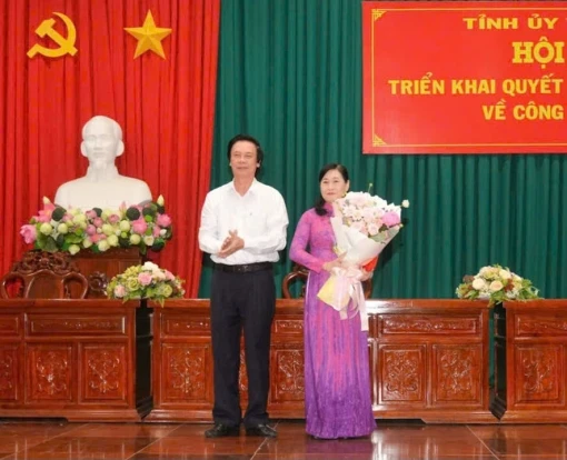 Bà Châu Thị Mỹ Phương giữ chức Phó Bí thư Tỉnh ủy Tiền Giang