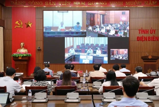 Đoàn của Bộ Chính trị, Ban Bí thư làm việc với Ban Thường vụ Tỉnh ủy Điện Biên