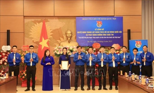 Công bố quyết định thành lập Đoàn Thanh niên Cộng sản Hồ Chí Minh Quốc hội