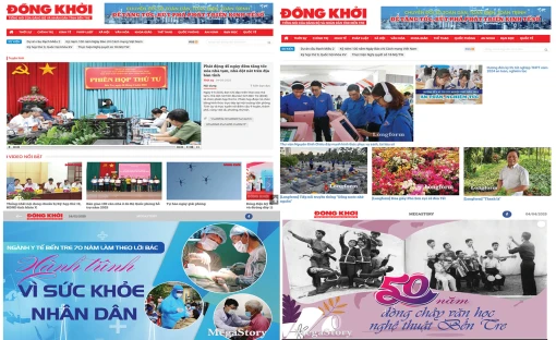 Báo Đồng Khởi bắt nhịp tiến trình chuyển đổi số